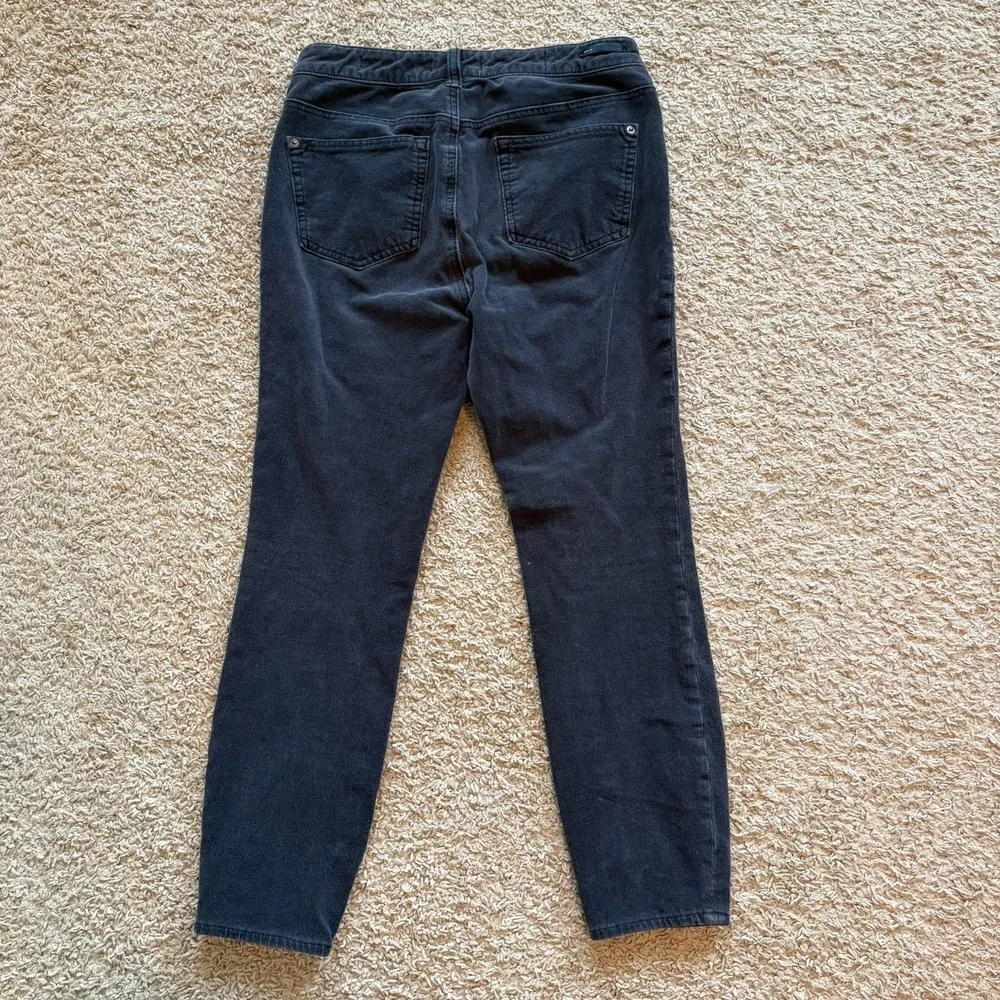 Pilcro And The Letterpress High Rise Skinny‎ Corduroy Pants Womens 28x24 Gray